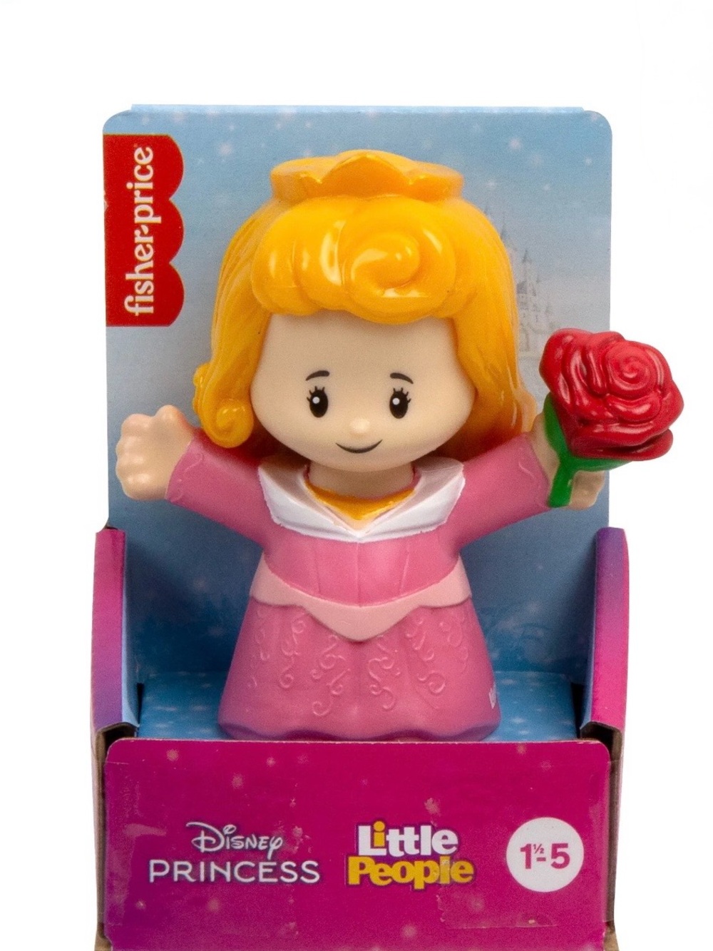 New Fisher-Price Little People Disney Princess Aurora Figure Sleeping Beauty